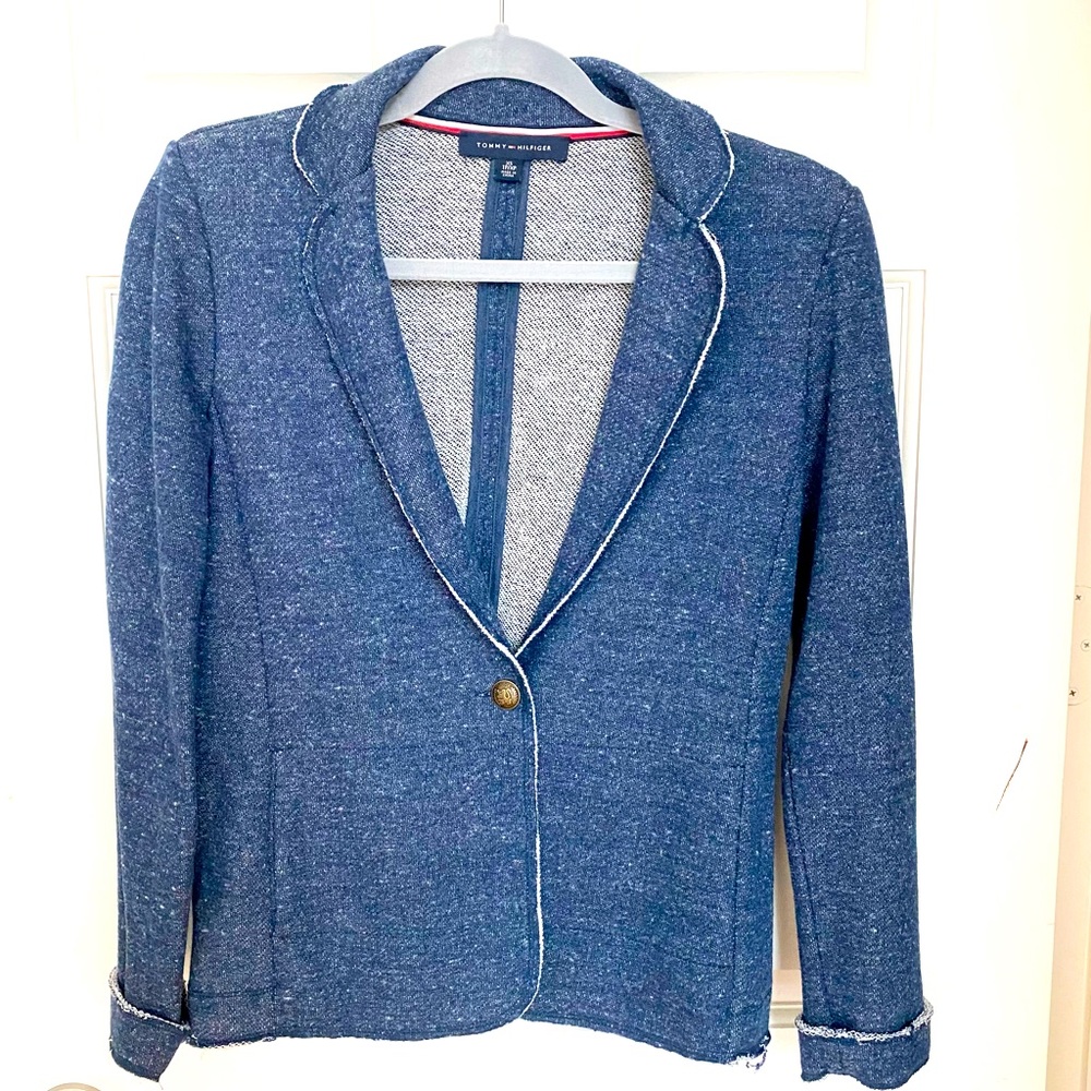 Women’s Tommy Hilfiger Navy Heather Blazer - XS